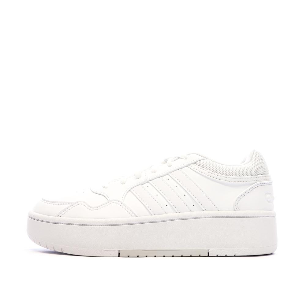 Baskets Blanches Femme Adidas Hoops 3.0 Bold pas cher