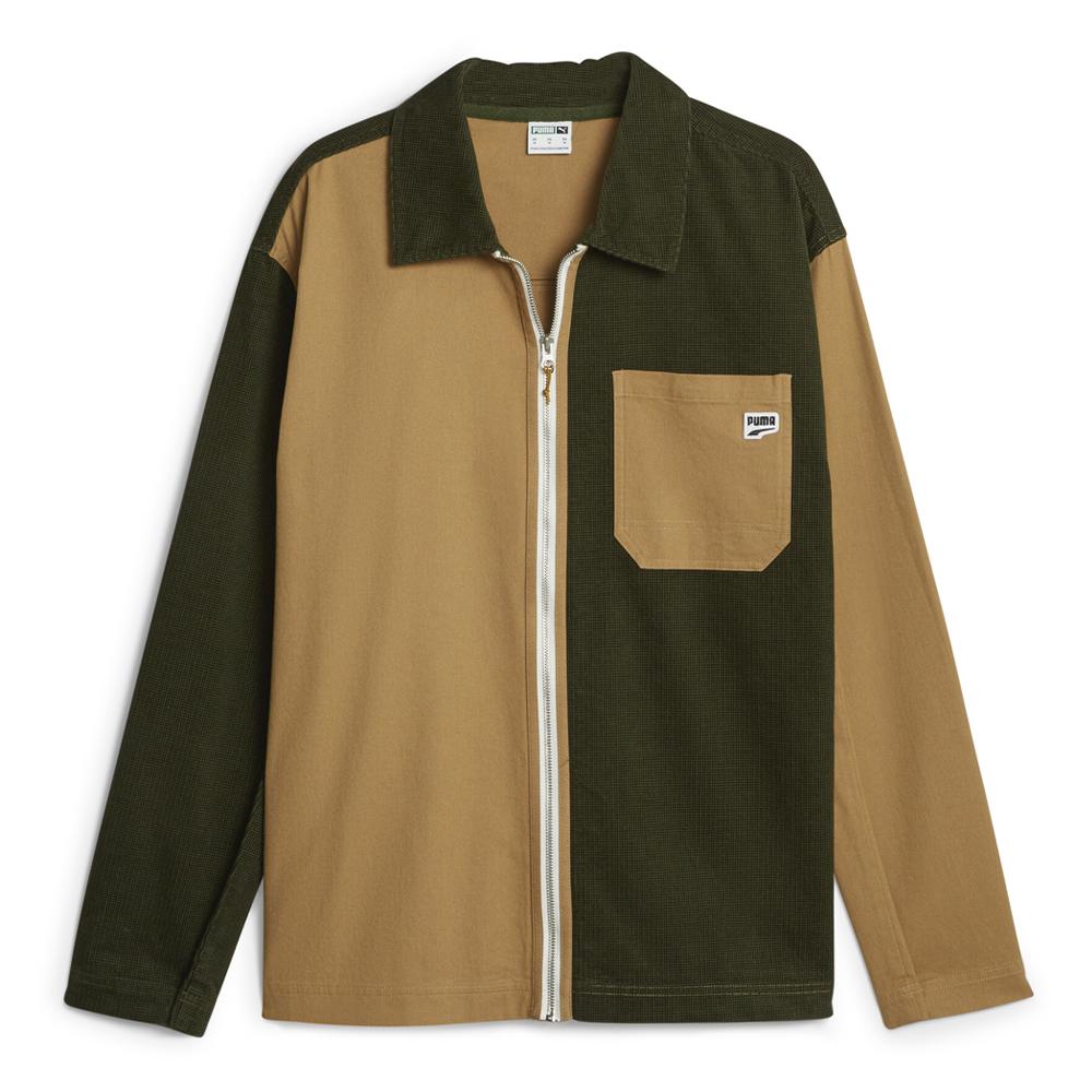 Veste Marron/Kaki Homme Puma Downtown Corduroy pas cher