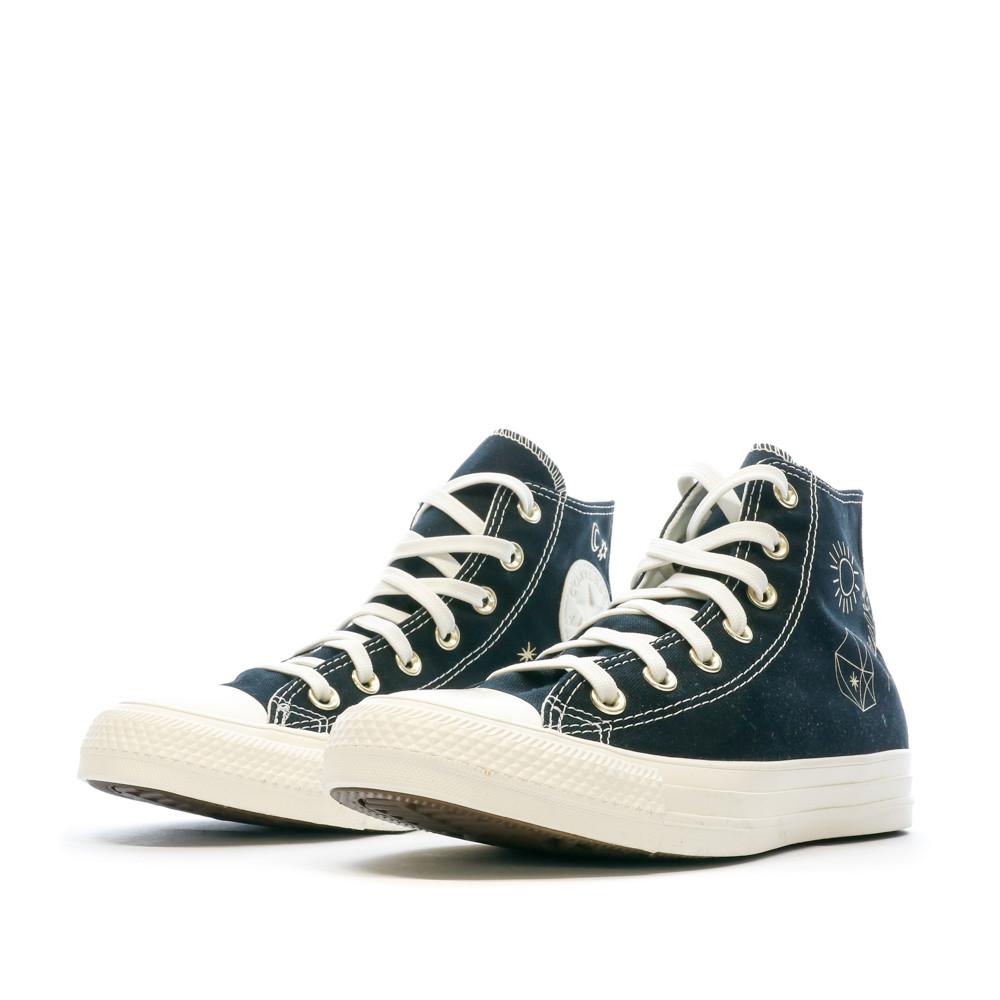 Baskets Noires Femme Converse 209C vue 6