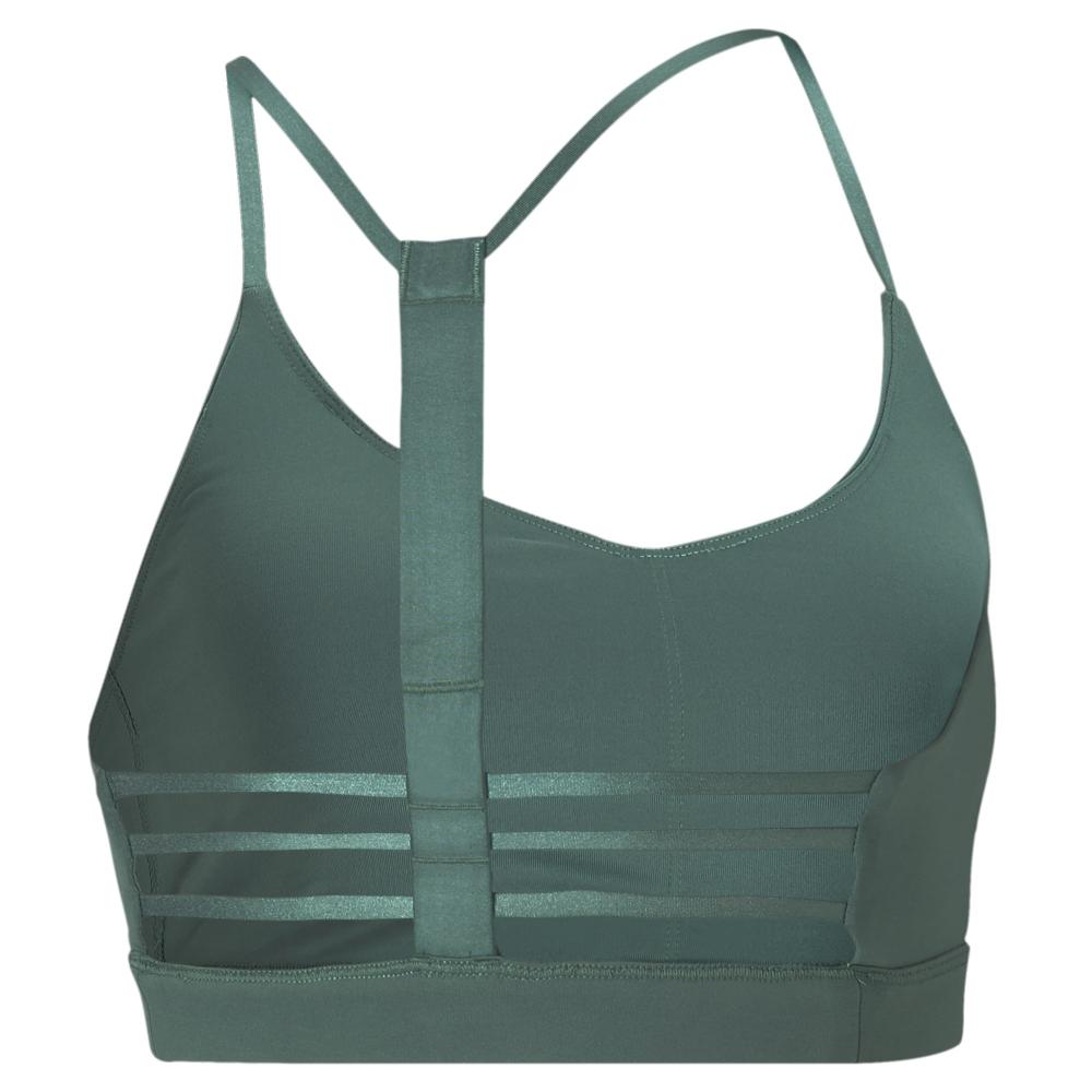 Brassière Verte Femme Puma Low Strapy vue 2