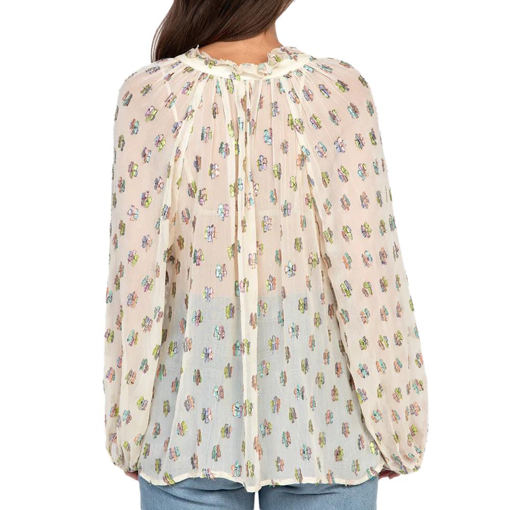 An'ge Louise Women's Beige Blouse Photo of the Espace des Marques %store% store - view of %key%