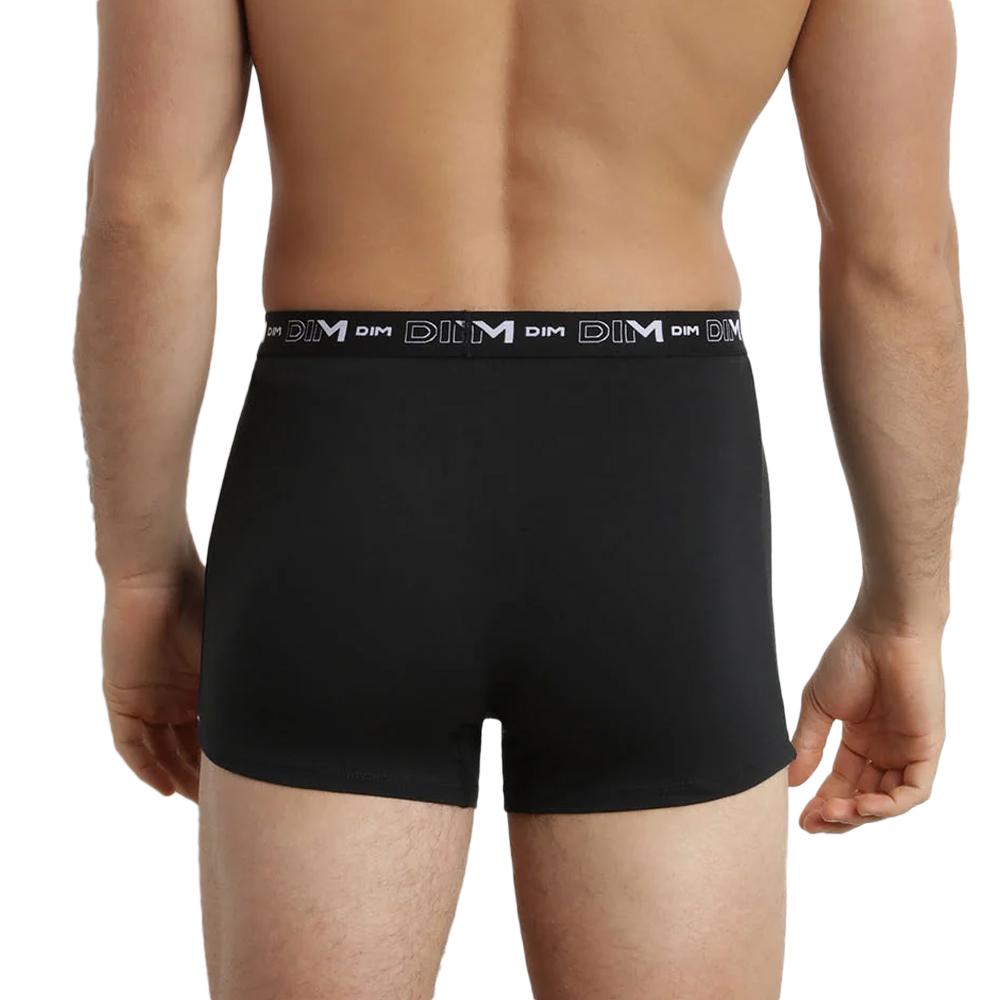 Lot de 3 Boxers Blanc/Noir Homme Dim D6596 vue 3