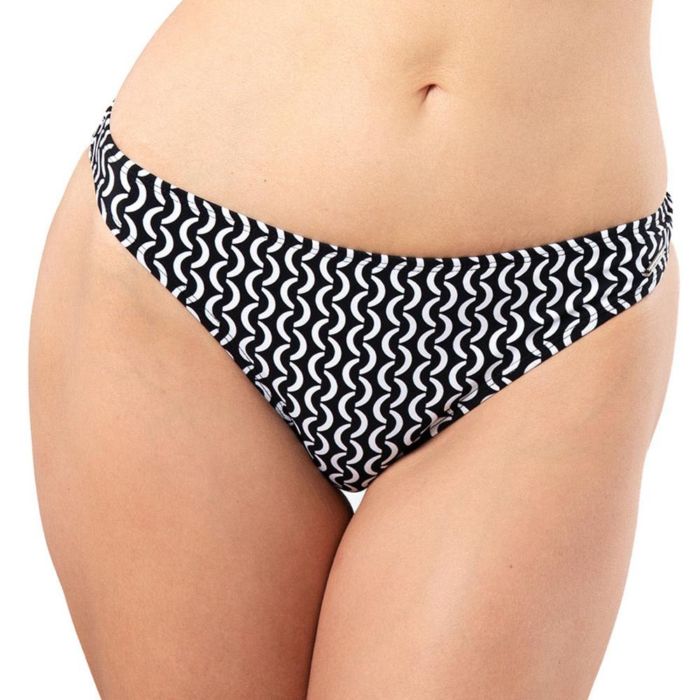 Bas de Bikini Noir/blanc Femme Sun Project Basic pas cher