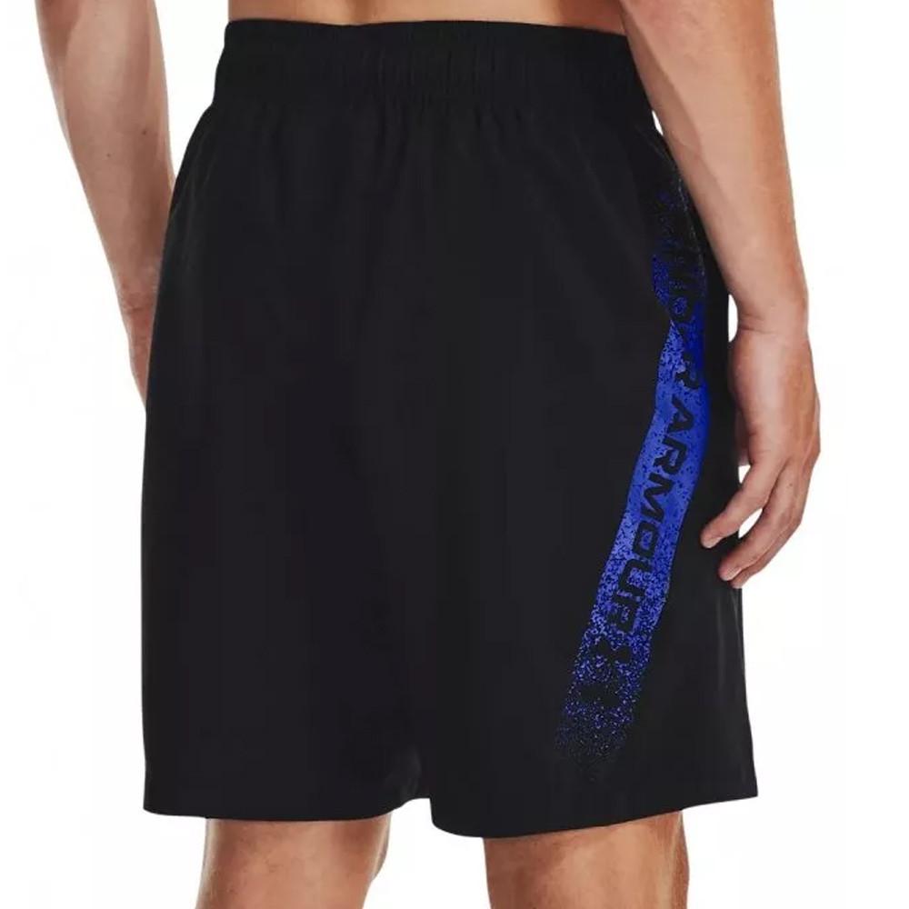 Short Noir/Bleu Homme Under Armour Graphic vue 2