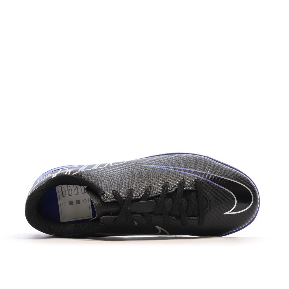 Chaussures de Foot Noir/Bleu Junior Nike Vapor 15 Club TF vue 4