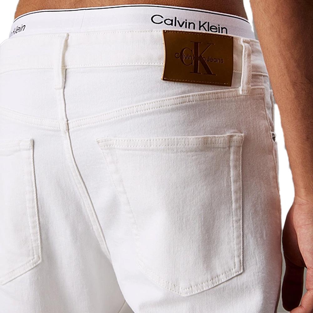 Jean Blanc Slim Homme Calvin Klein Jeans Light vue 3