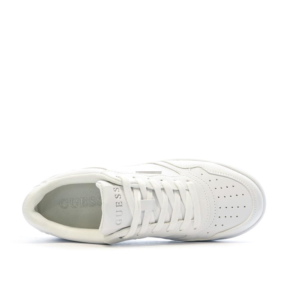Baskets Blanches Femme Guess Miram vue 4