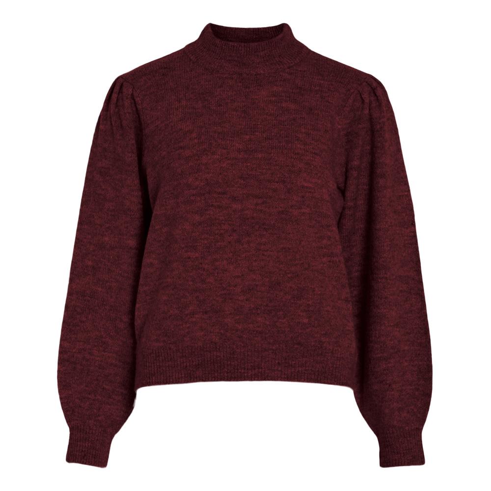 Pull Bordeaux Femme Vila Monica pas cher