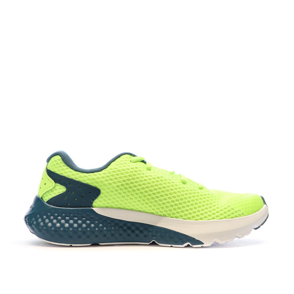 Chaussures de Running Jaune Fluo Femme Under Armour Charged Rogue 3 vue 2