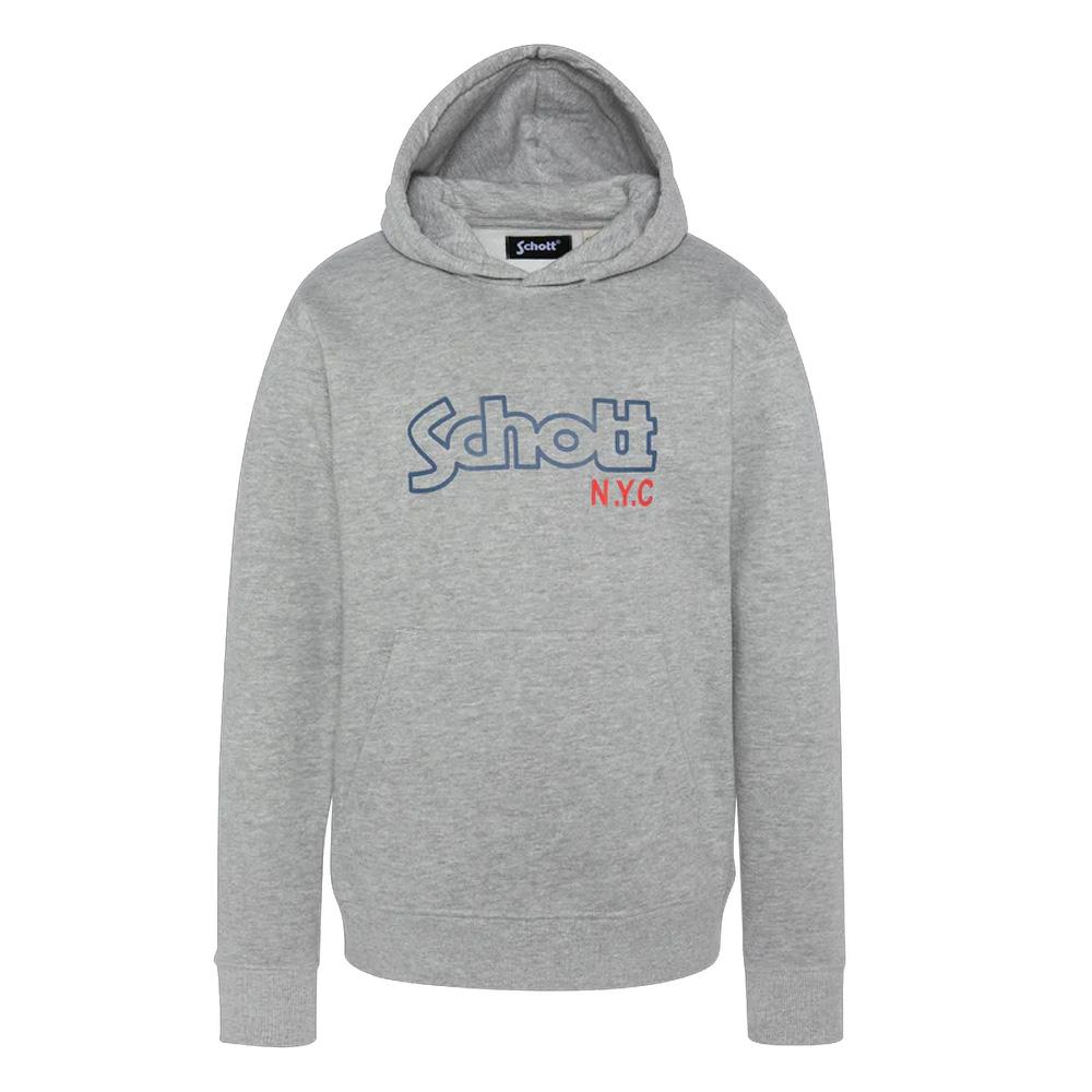 Sweat à Capuche Gris Garçon Schott Sidney pas cher