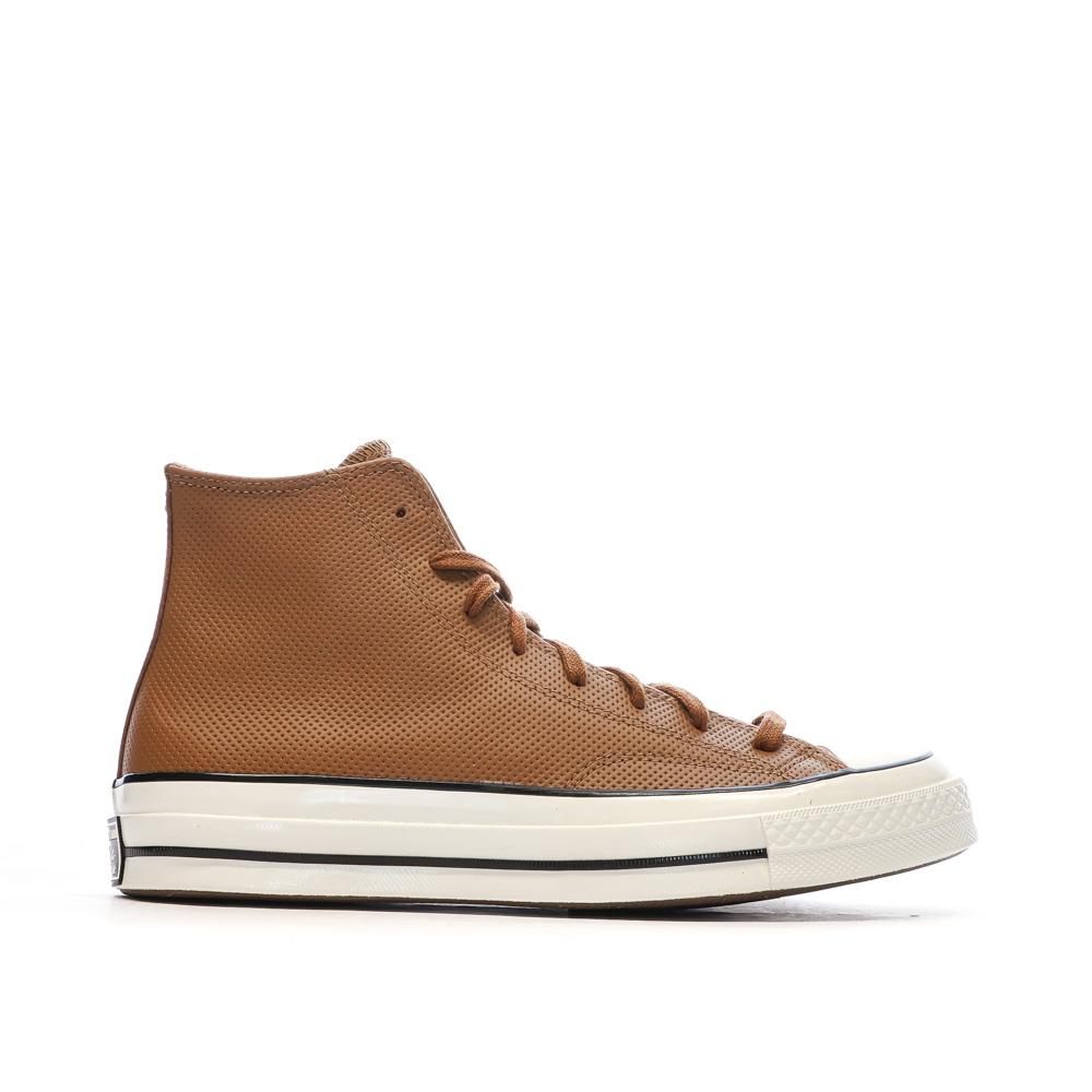 Baskets Marrons Homme Converse Chuck 70 Leather A09148C vue 2