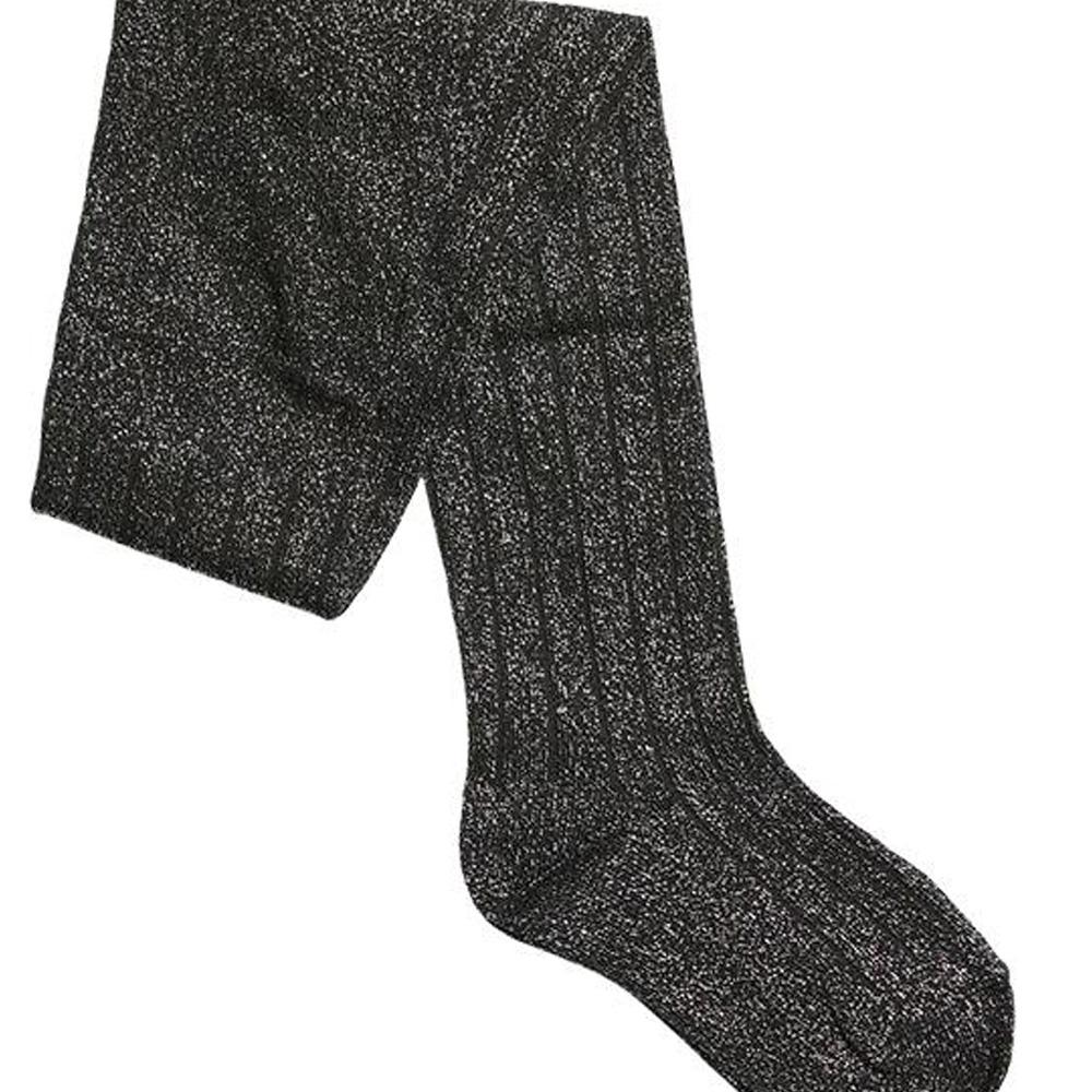 2x Collants Gris à Paillettes Fille Vero Moda Kira vue 2