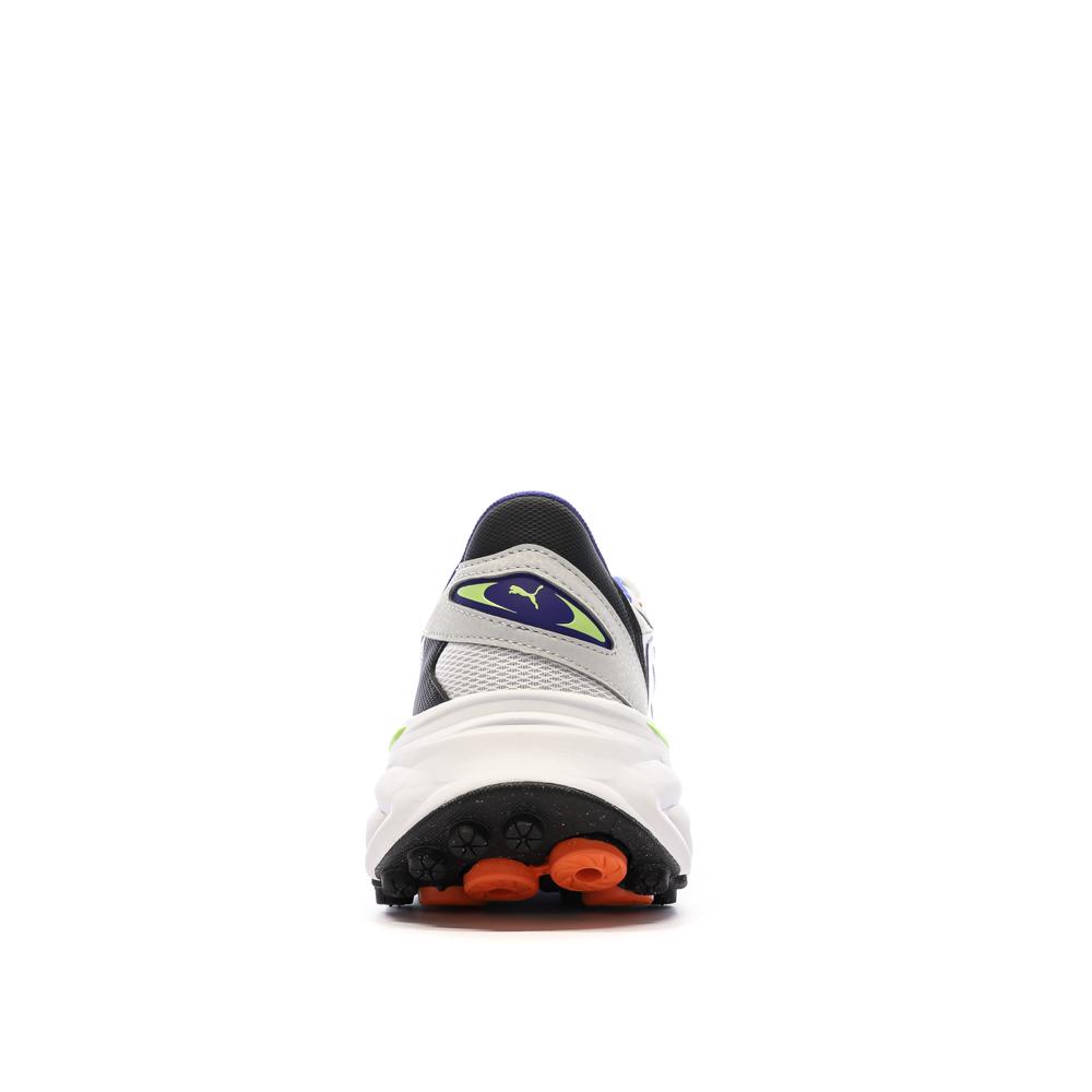 Baskets Blanches/Bleu/Orange Homme Puma Spirex vue 3