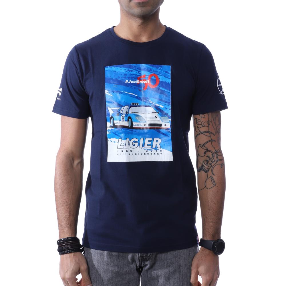 T-shirt Marine Homme Hungaria Ligier 19-EVENT TS pas cher