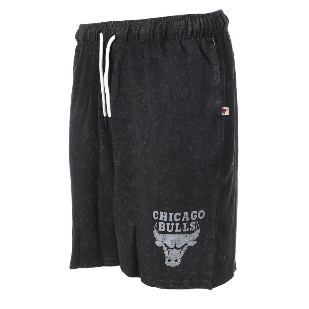 Short Gris Chiné Homme NBA Chicago Bulls Threat Active pas cher
