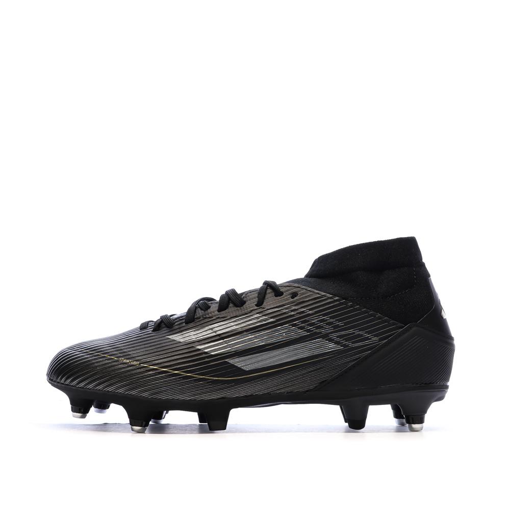 Chaussures de Foot Noires Adidas F50 League Mid SG pas cher