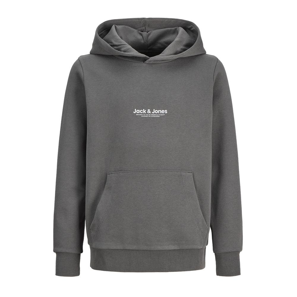 Sweat Gris Foncé Garçon Jack & Jones Vesterbro pas cher