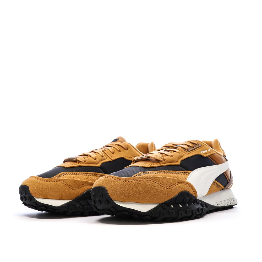 Baskets Camel/Noires Homme Puma Blktop vue 6