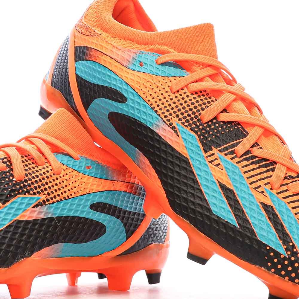 Chaussures de football Orange/Bleu/Noir Homme Adidas X Speedportal Messi vue 7