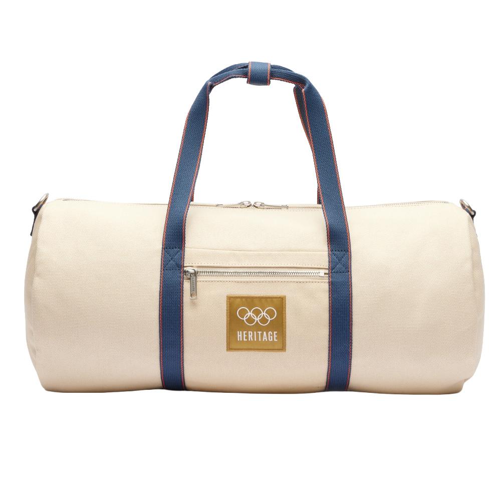 Sac de Voyage Beige/Marine Mixte Lacoste Duffle vue 2