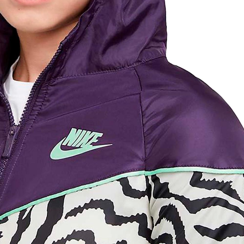 Coupe-Vent Beige/Violet Fille Nike Windrunner vue 3