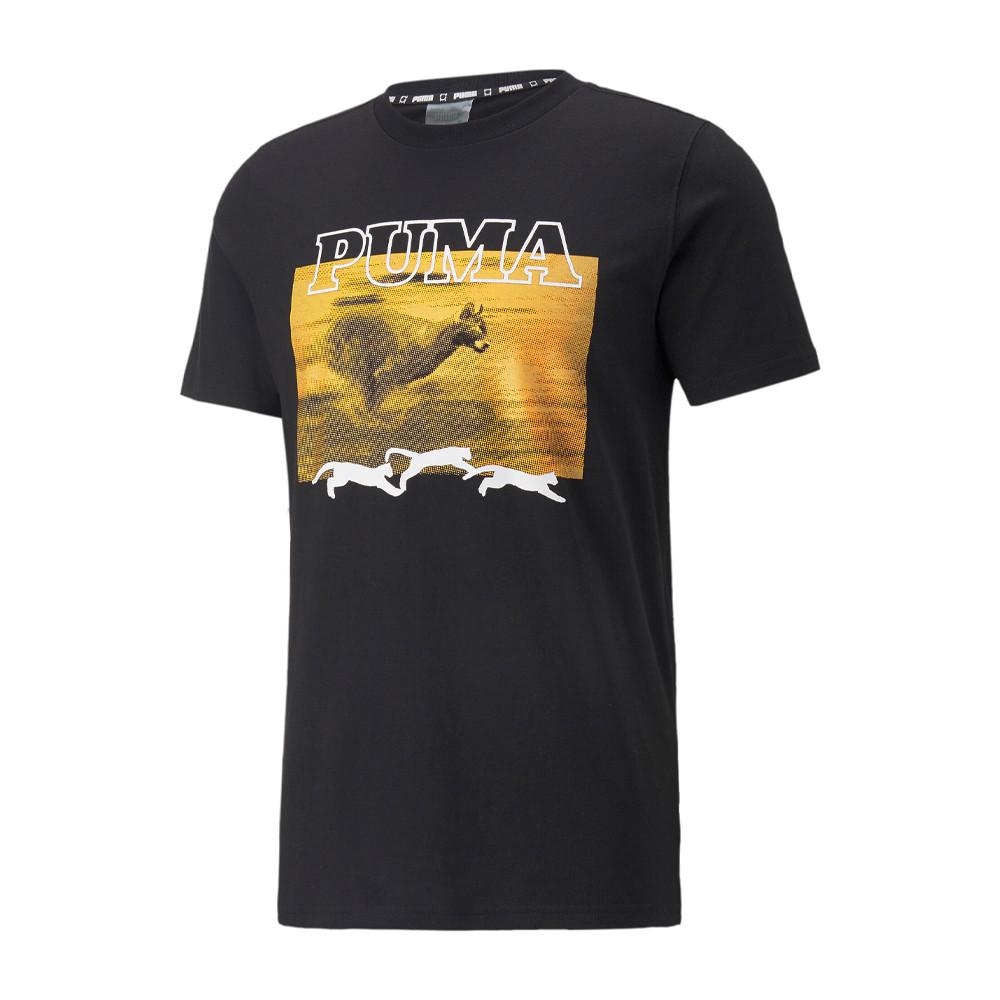 T-shirt Noir Homme Puma Tee 5 pas cher