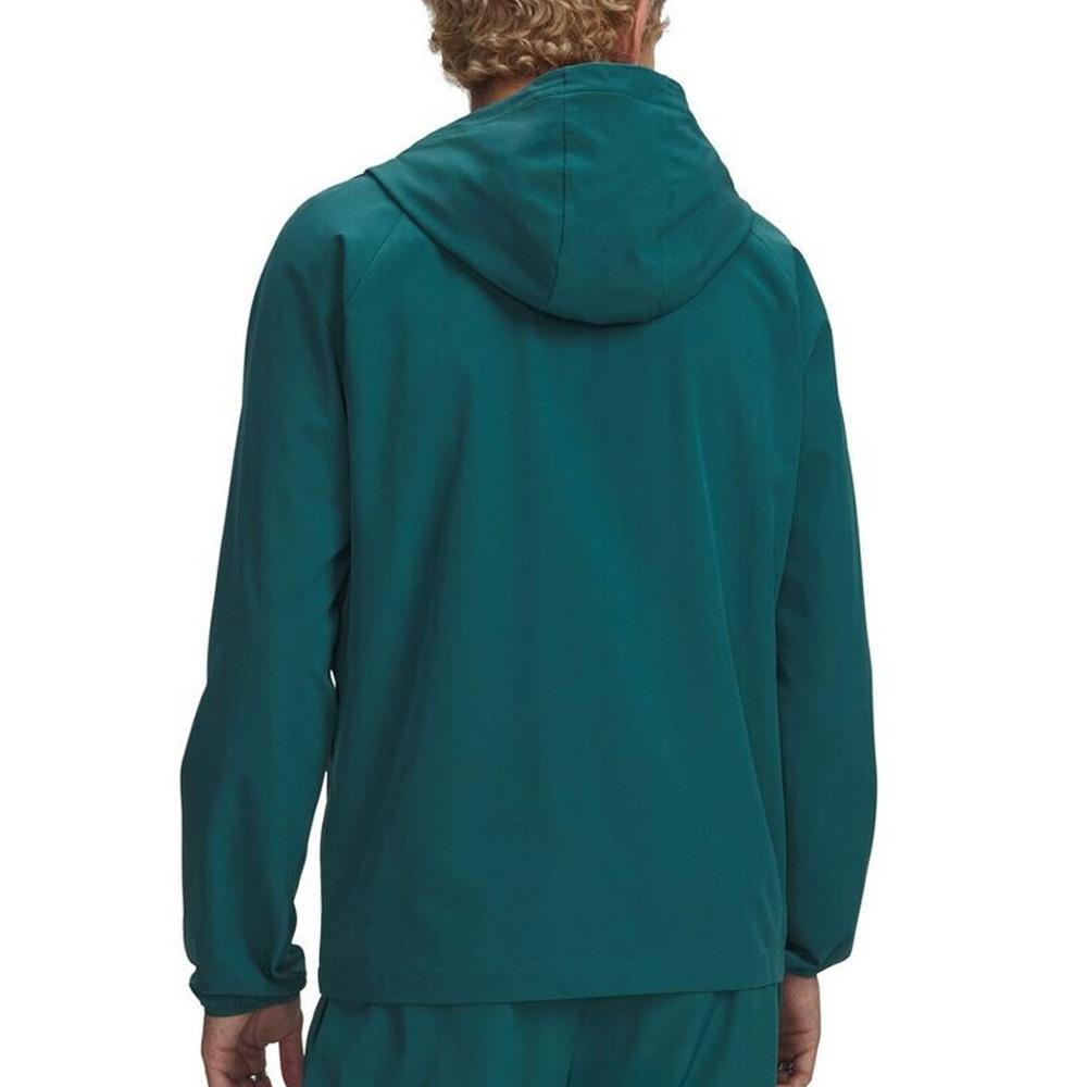 Veste de Pluie Verte Bleuté Homme Under Armour Ua Stretch vue 2