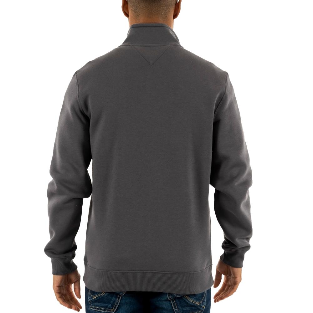 Sweat Zippée Grise Homme Tommy Hilfiger Fleece vue 2