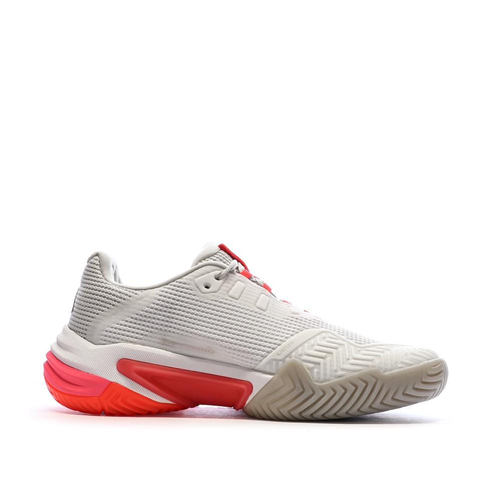 Adidas Barricade Damen Tennisschuh Weiß/Pink Ansicht 2