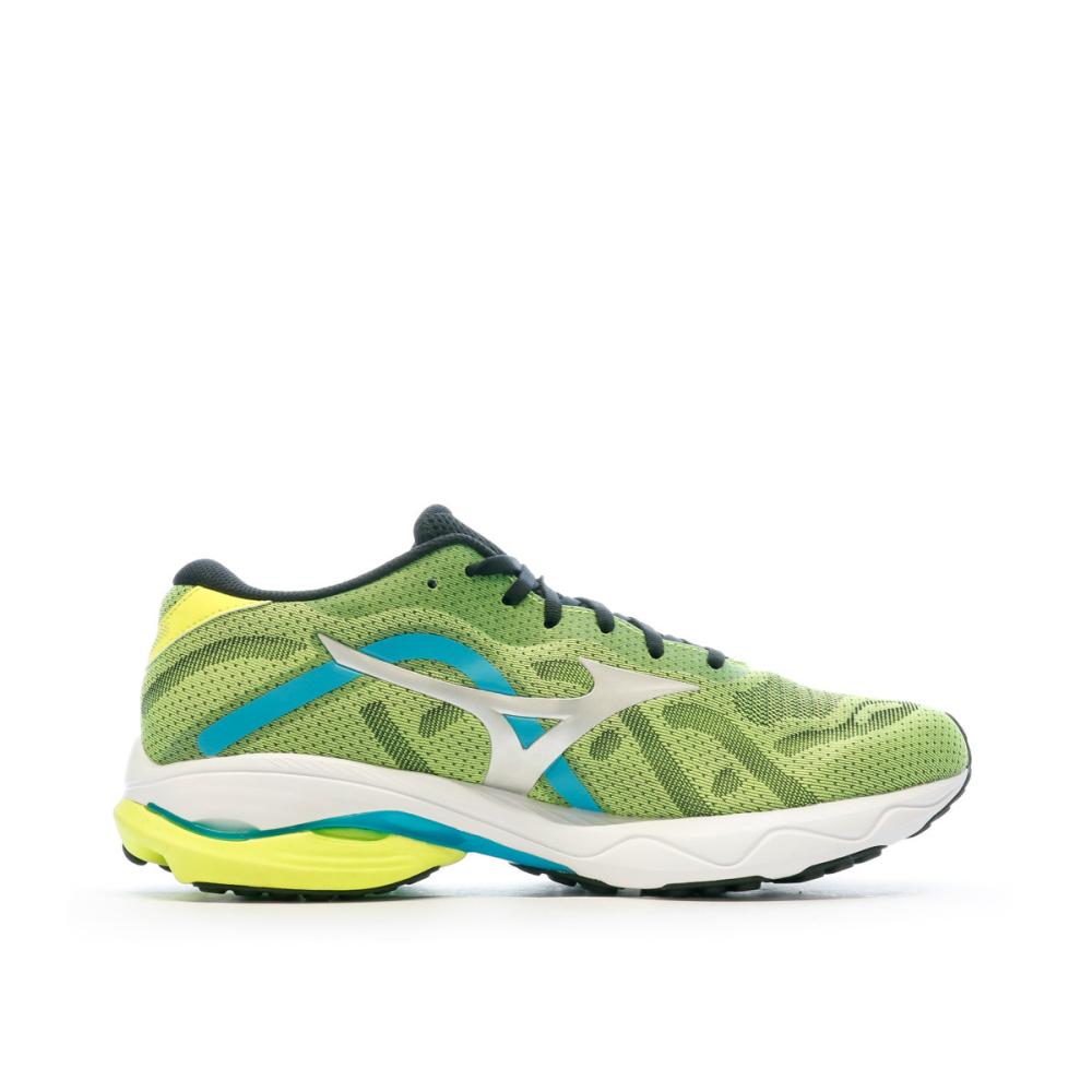 Chaussures de running Jaune/Bleu Homme Mizuno Wave Ultima vue 2