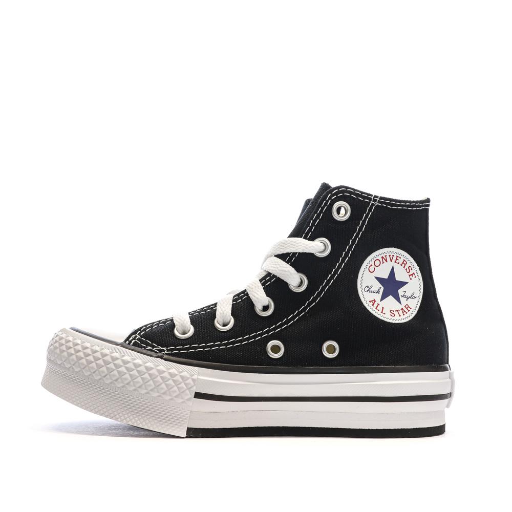 Baskets Noires Fille Converse All Star Eva Lift pas cher