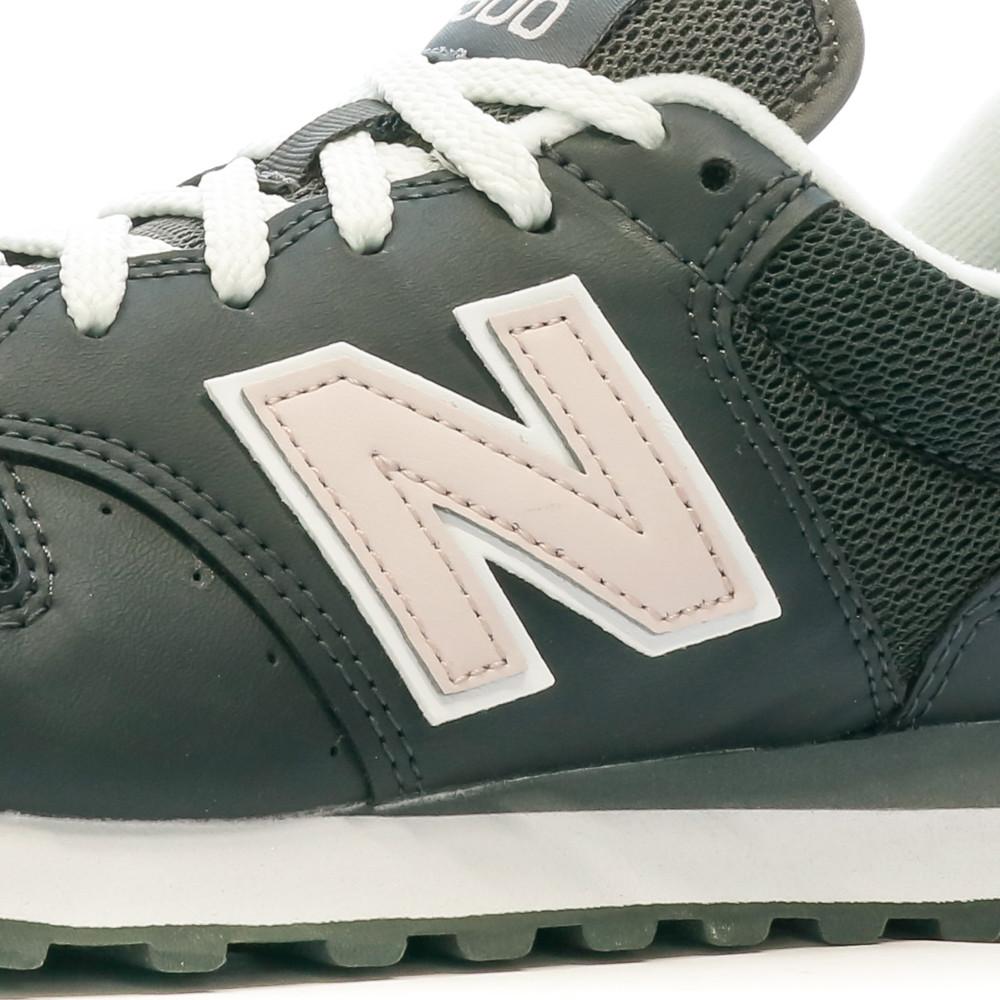 Basket Gris Anthracite Femme New Balance 500 vue 7