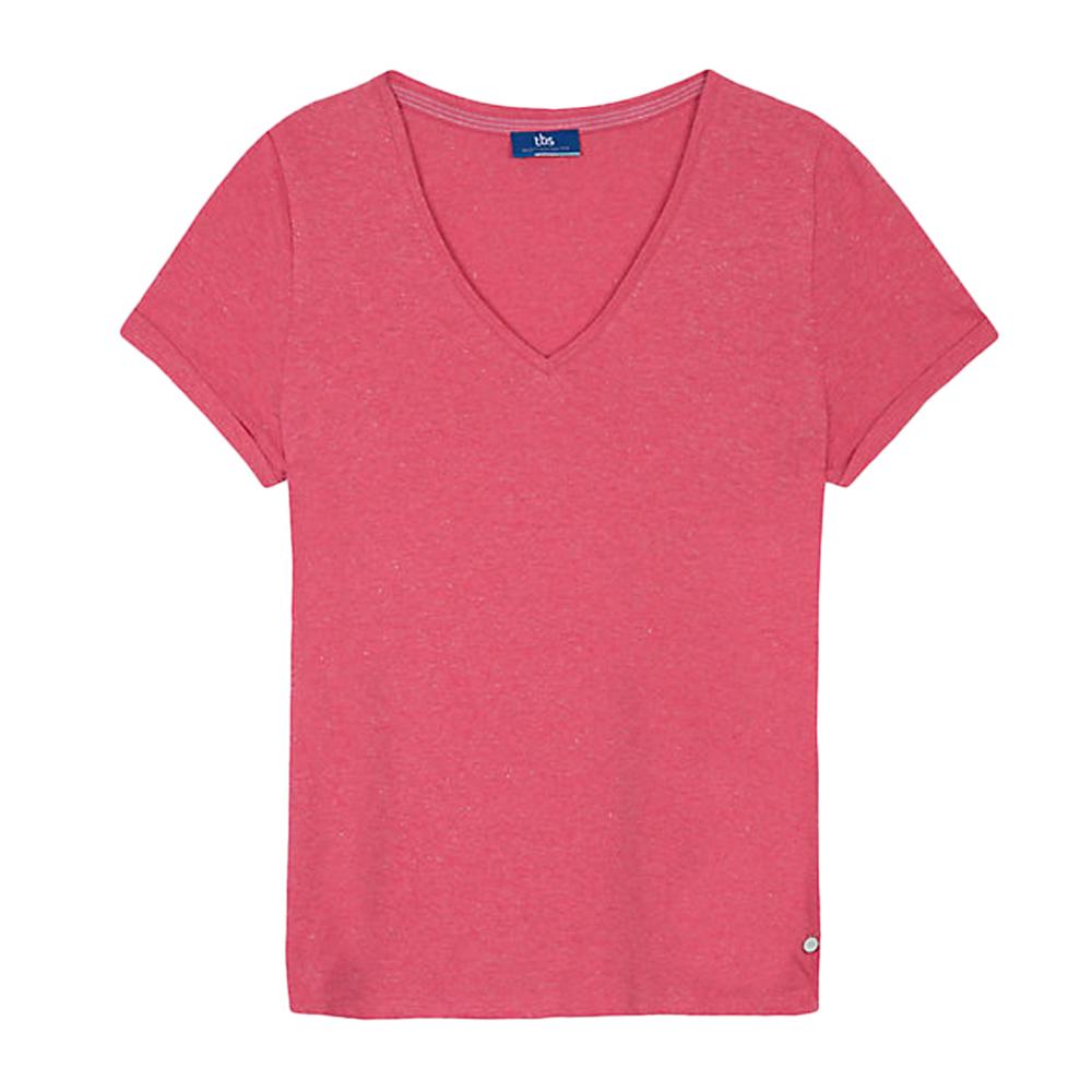 T-shirt Rose Femme TBS ADINATEE pas cher