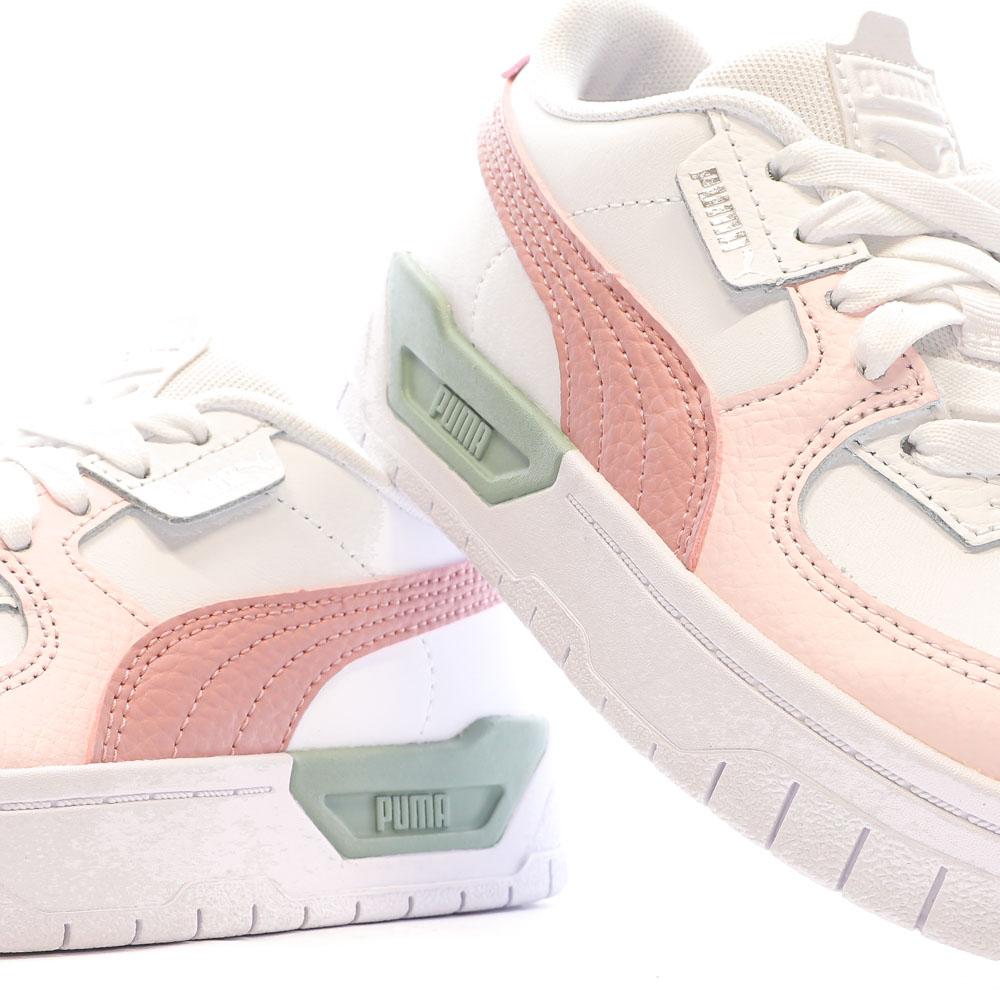 Baskets Blanches/Rose Fille Puma Cali Dream Pastel vue 7