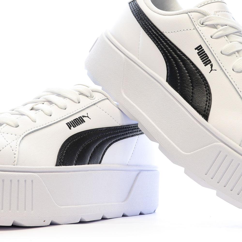 Baskets Blanc/Noir Femme Puma Karmen L vue 7