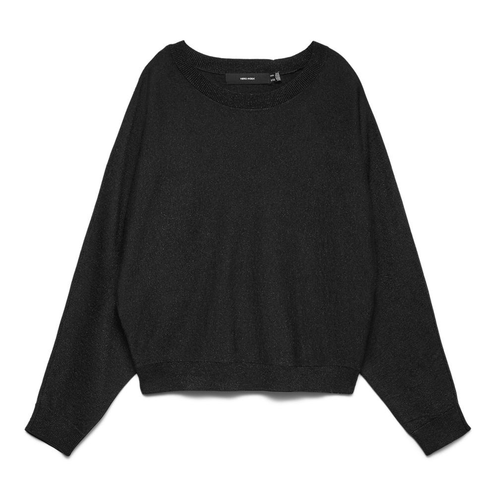 Pull Noir Femme Vero Moda Happyglitter Batwing pas cher