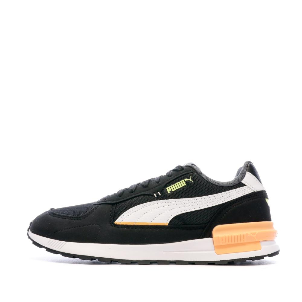Baskets Noir/Orange Homme Puma Graviton pas cher