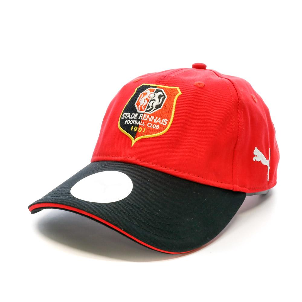Casquette Noir/Rouge Homme PUMA Stade Rennais pas cher