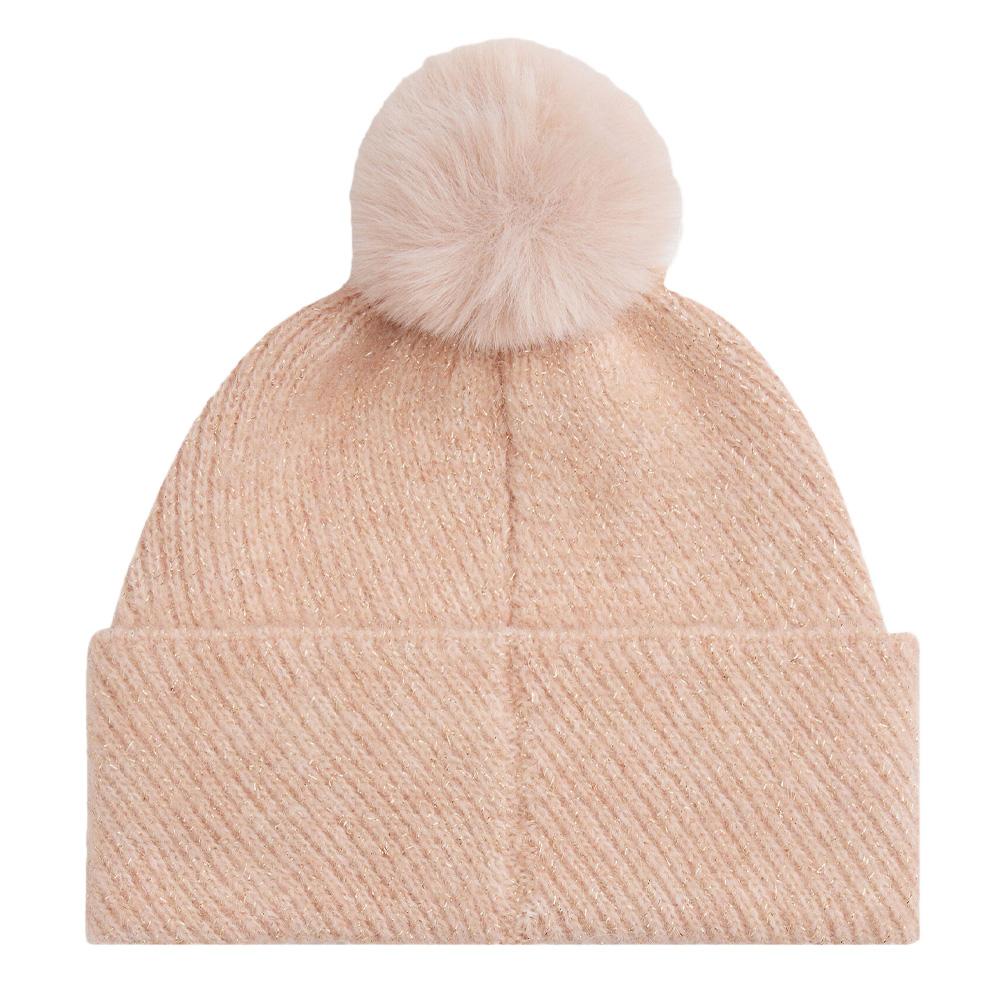 Bonnet Rose Femme Tommy Hilfiger Th Pom Pom vue 2