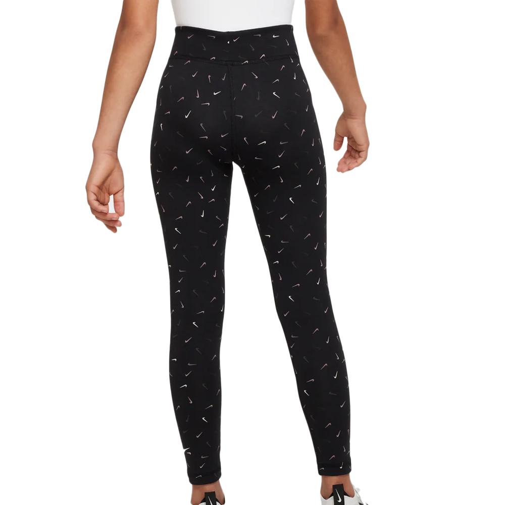 Legging Noir Fille Nike New Essential vue 2