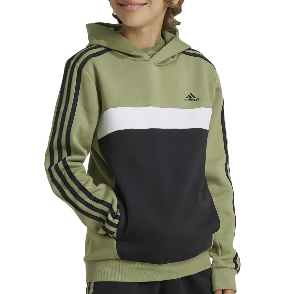 Sweat Vert/Noir Garçon Puma Hoodie pas cher