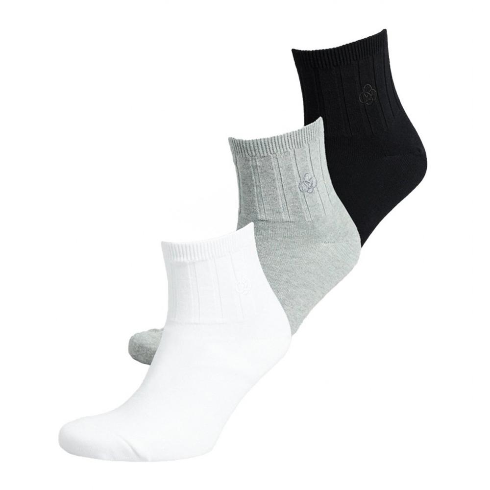 Chaussettes Blanches/Grises/Noires Femme Superdry Ankle Sock pas cher