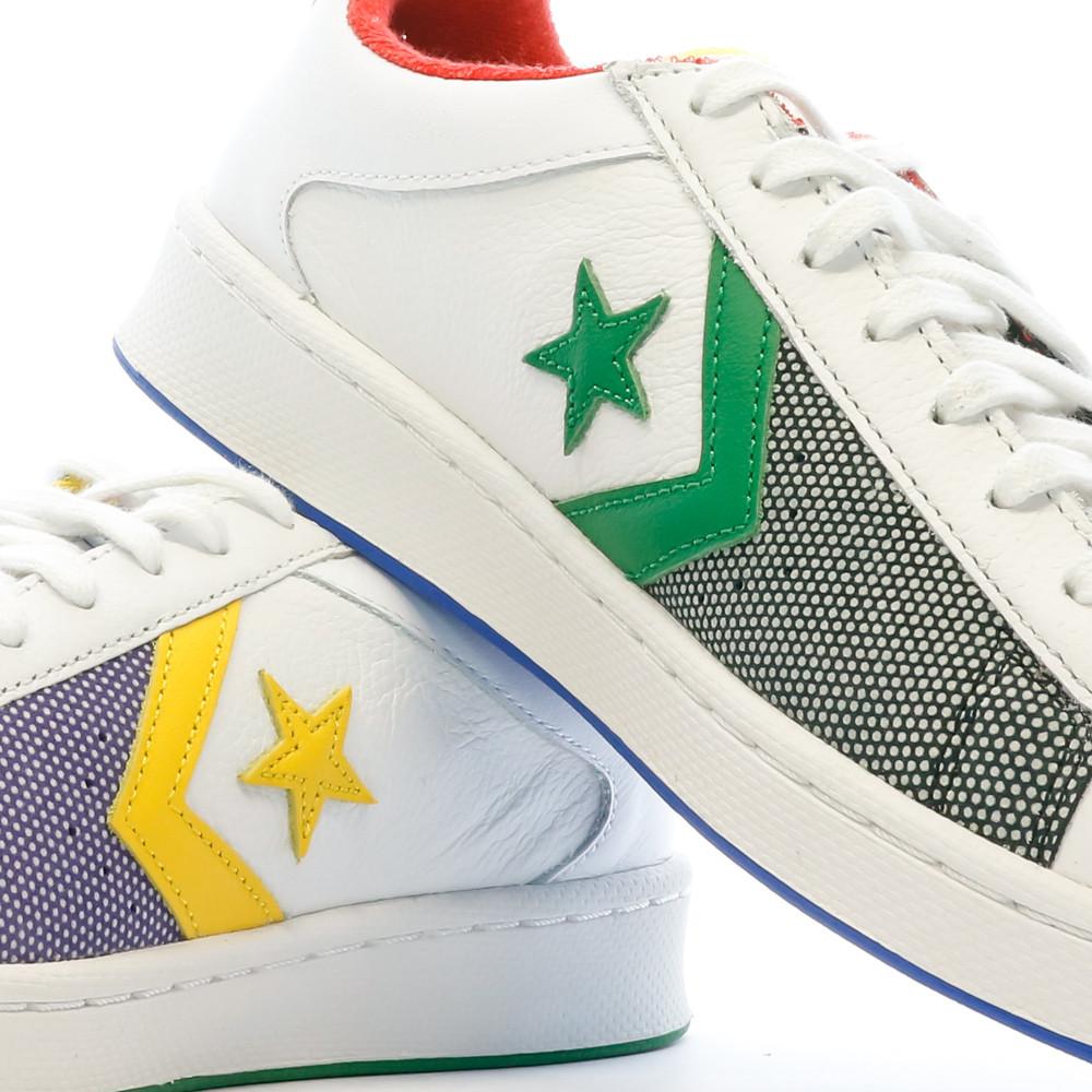 Baskets Blanches Homme Converse Pro Leather vue 7
