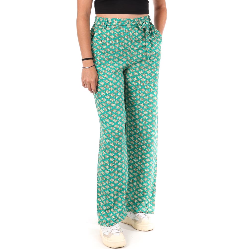 Pantalon Vert Femme Only Nova Life Palazzo 15264446 pas cher