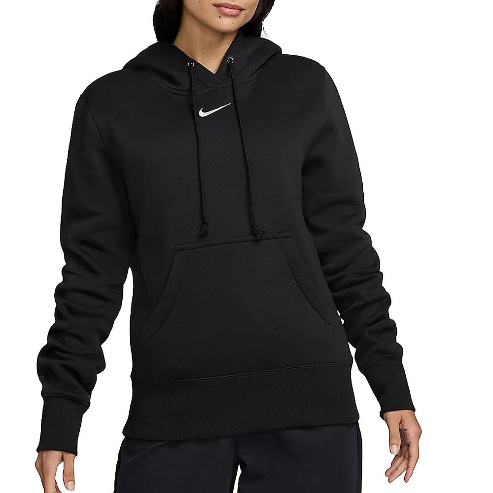 Sweat Noir Femme Nike Nsw Phnx pas cher