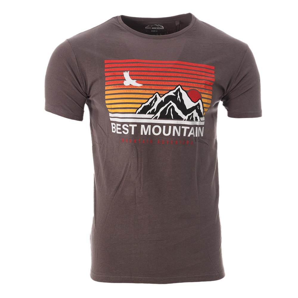 T-shirt Gris Homme Best Mountain 2006 pas cher