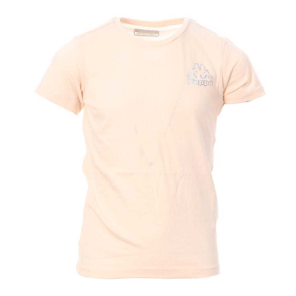 T-Shirt Rose Clair Fille Kappa Kiemma pas cher