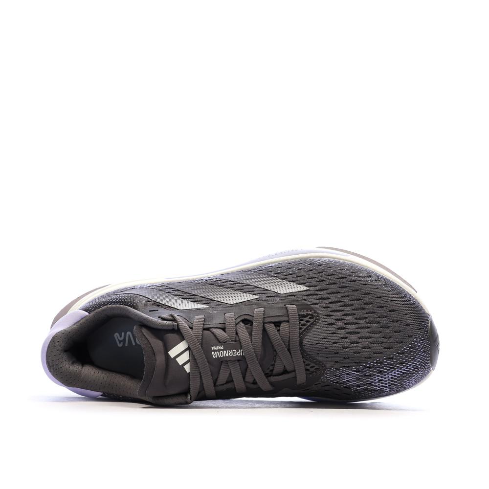 Chaussures de running Grises Adidas Femme Supernova vue 4