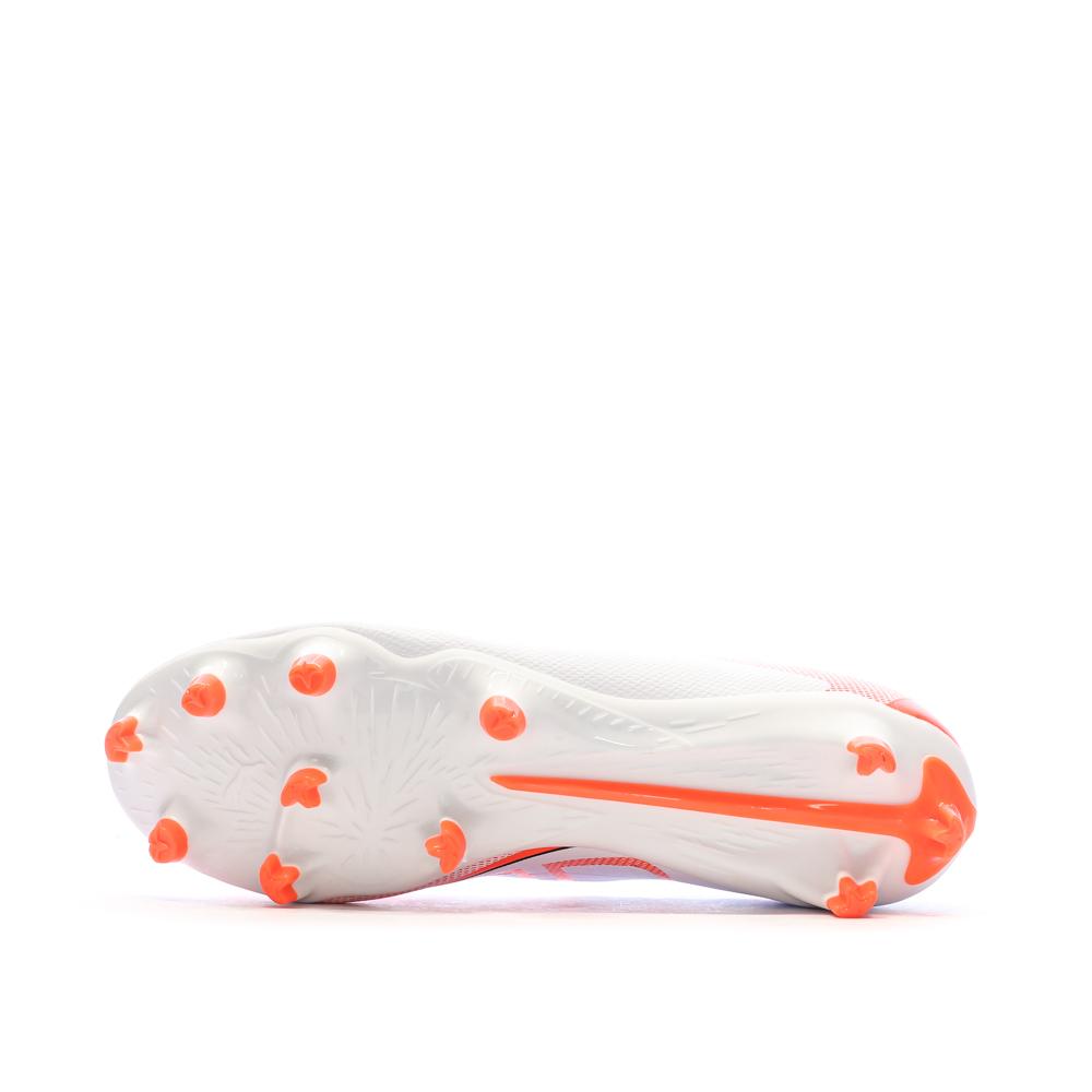 Chaussures de Foot Blanc/Orange Homme Puma Ultra 5 Play FG/AG vue 5