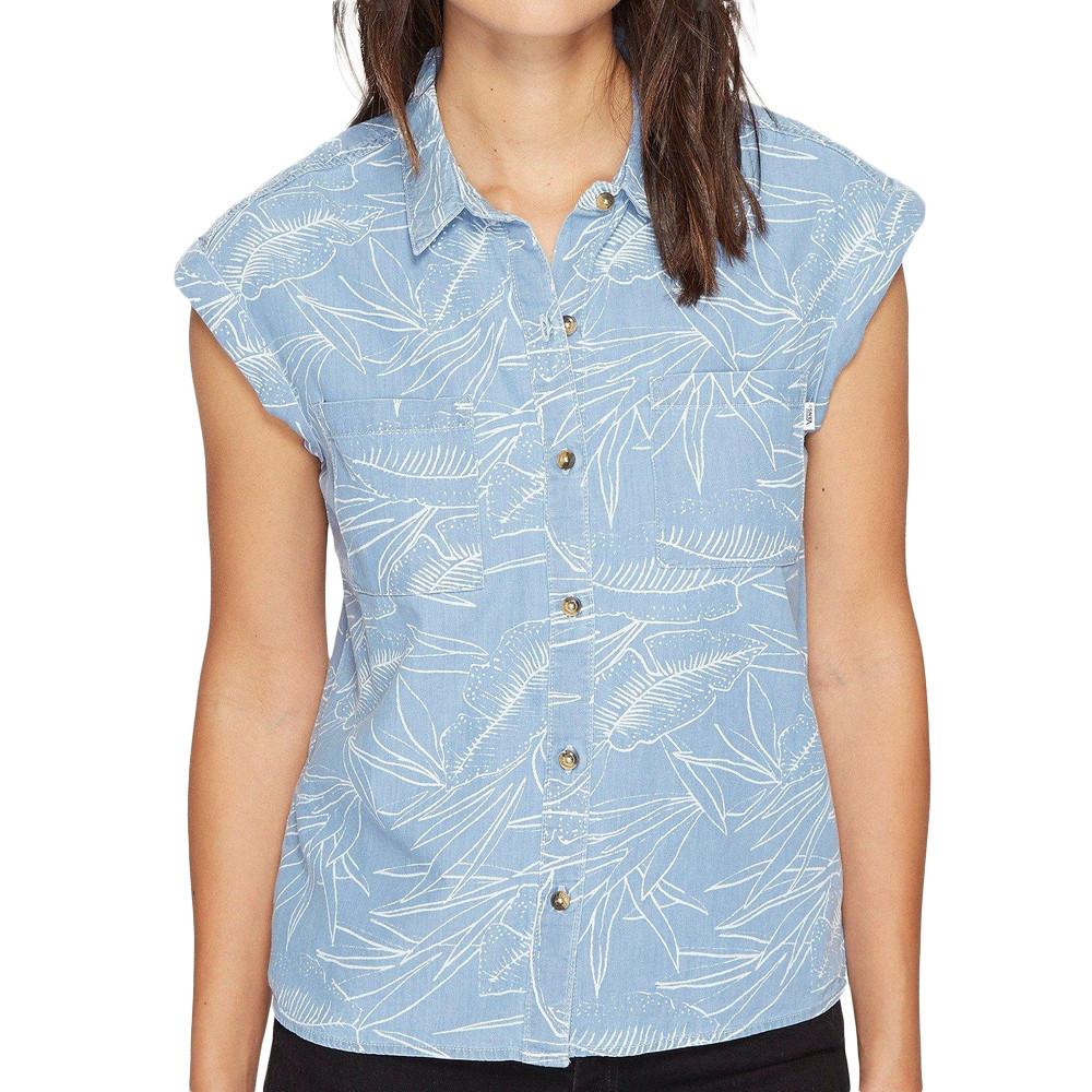 Chemise en Jeans Bleu Femme Vans Sundazed pas cher
